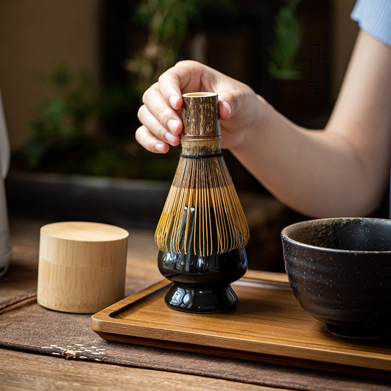 Traditional Bamboo Matcha Set - Premium Ceremonial Tea Kit for Mindful Rituals