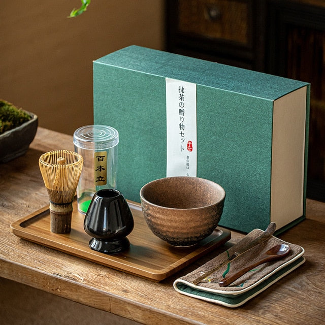 Traditional Bamboo Matcha Set - Premium Ceremonial Tea Kit for Mindful Rituals