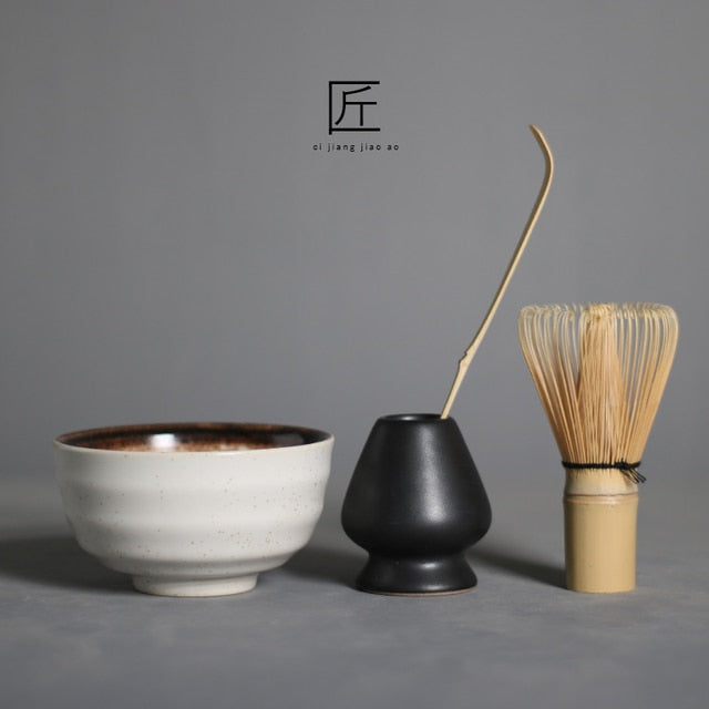 Traditional Bamboo Matcha Set - Premium Ceremonial Tea Kit for Mindful Rituals