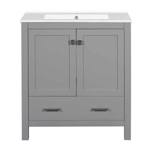 The Serene 30" Soft-Close Bathroom Vanity & Embedded Sink
