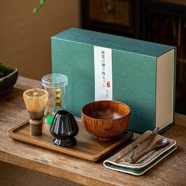Traditional Bamboo Matcha Set - Premium Ceremonial Tea Kit for Mindful Rituals