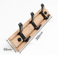 Minimalist Bamboo Wall Coat Rack - Eco-Friendly Entryway & Bedroom Organizer