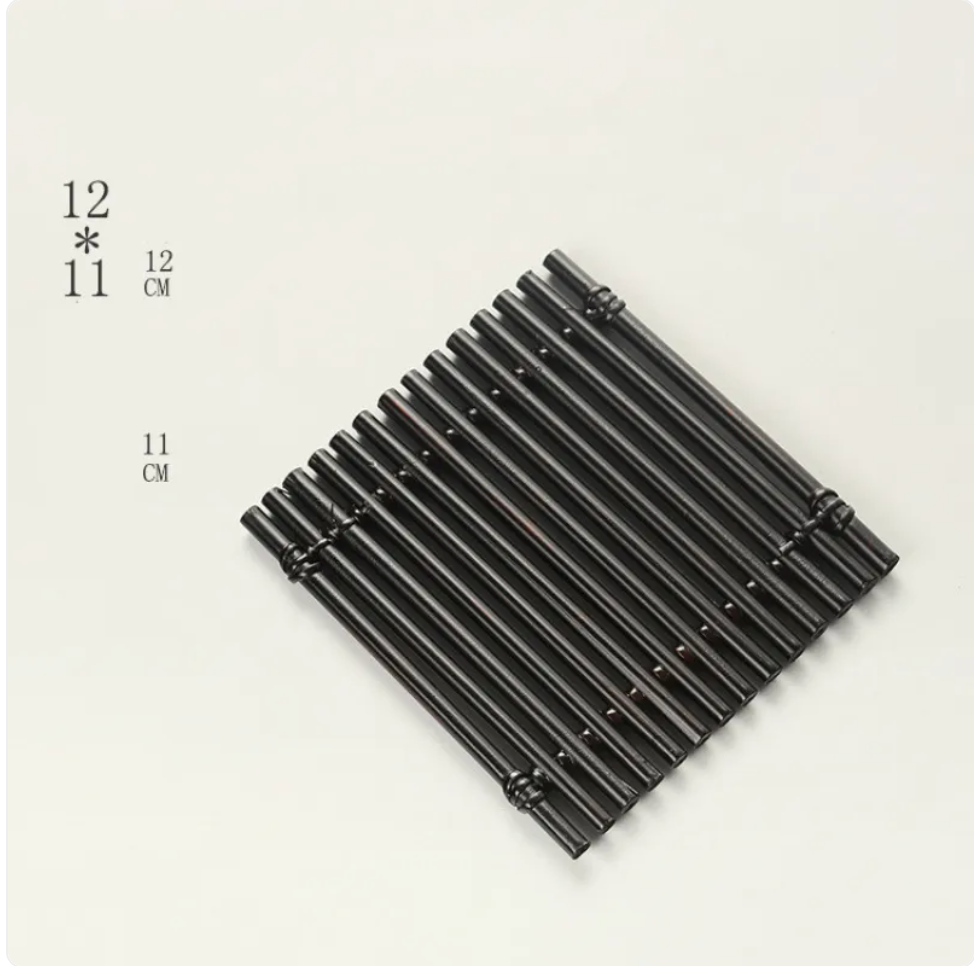 Bamboo Tea Coasters Set - Premium Natural Drink Coasters for Mindful Living