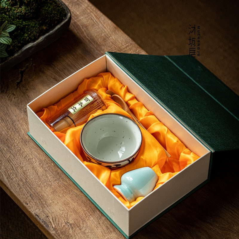 Traditional Bamboo Matcha Set - Premium Ceremonial Tea Kit for Mindful Rituals